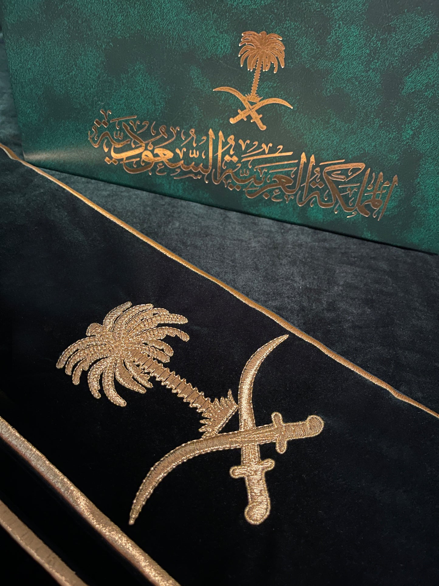 Royal Green Saudi Passport Scarf